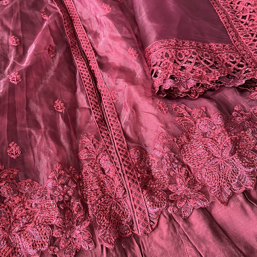 Pakistani Fancy DresS long Gown style VANYA - Picture 6 of 13